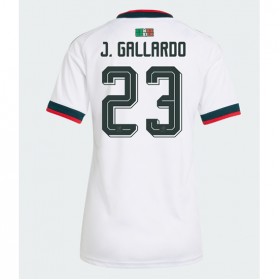 Mexico Jesus Gallardo #23 Borte skjorte til dame VM 2026 Kortermet